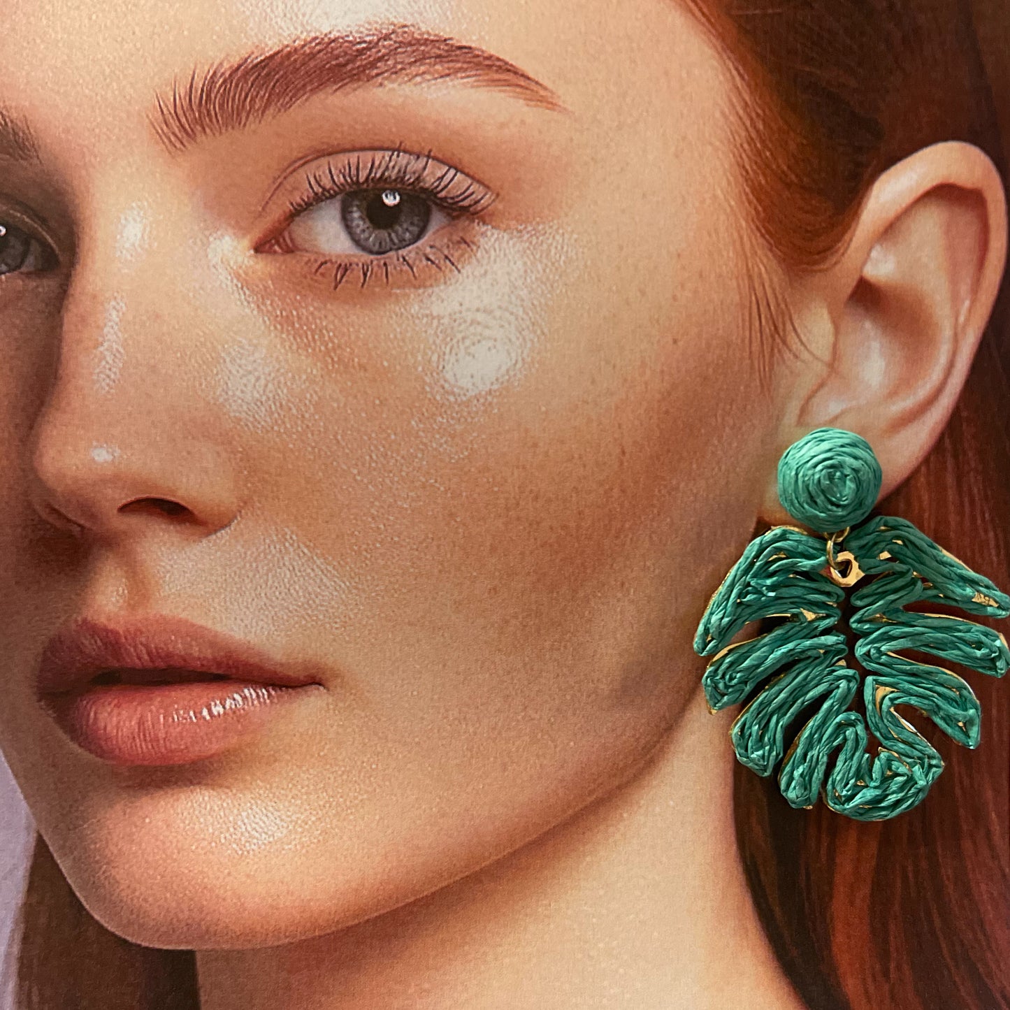 Lagoon wave earrings